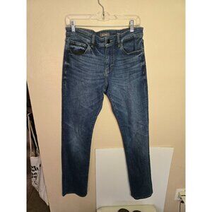 D1961 Russell Slim Straight Jeans Size 28x34 Premium Denim Classic Stonewash